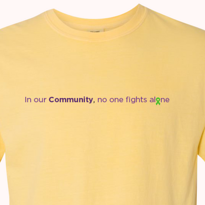 Yellow T-Shirt With Choice Of Ribbon