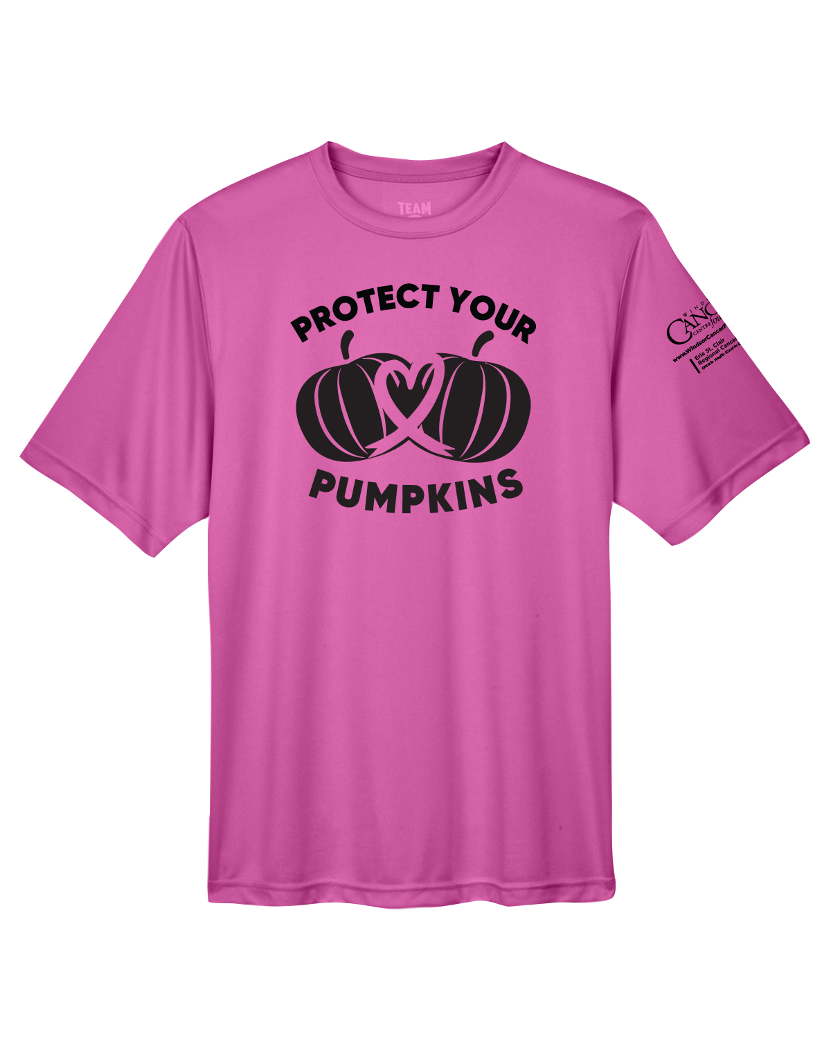 2024 Protect Your Pumpkins Short Sleeve, Crew-Neck, Unisex Fit, Pink