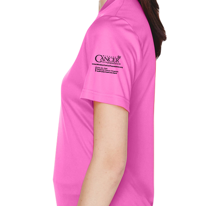 2025 Protect Your Pumpkins Mammogram Short Sleeve, V-Neck, Contoured Fit, Pink